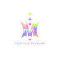 Iridescent MuseTrix Parfume Logo Sticker — Holographic Kiss-Cut Vinyl