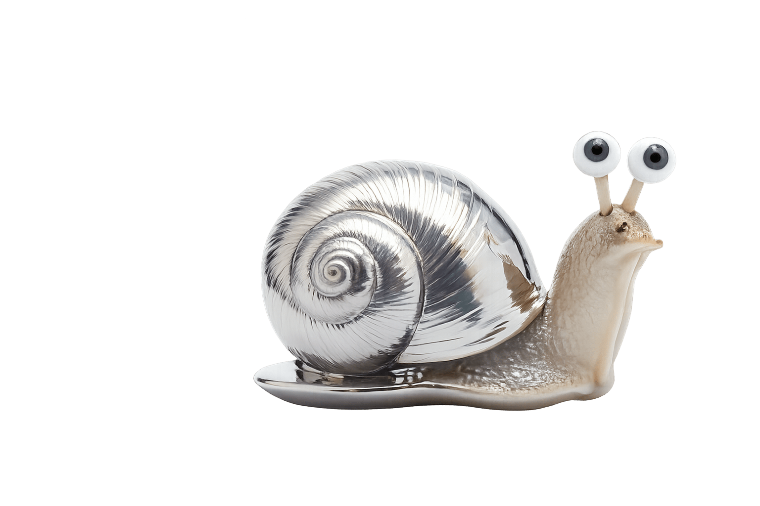 Shuga Hex - Musetrix Parfume, iridescent shelled snail perfume bottle