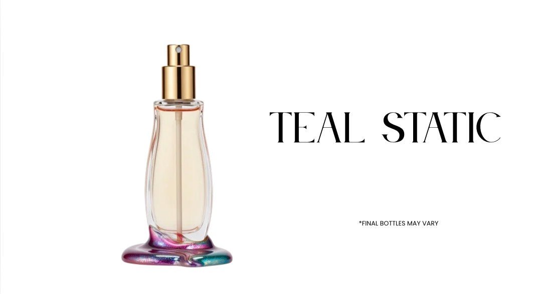 Teal Static - eau de parfum, olfactory gourmand - Musetrix Parfume